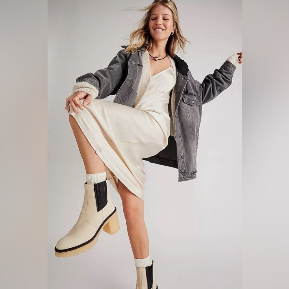 Free People .. James Chelsea Boot .. White‎ .. MULTIPLE Sizes - Picture 6 of 8